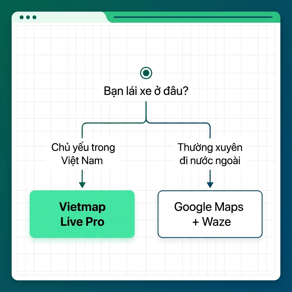 Cách chọn app cảnh báo camera phạt nguội phù hợp với nhu cầu lái xe